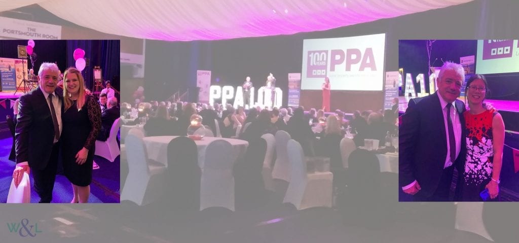 Commercial Property advisors meet Kevin Keegan at Portsmouth Property Association Centenary Dinner in March 2020.